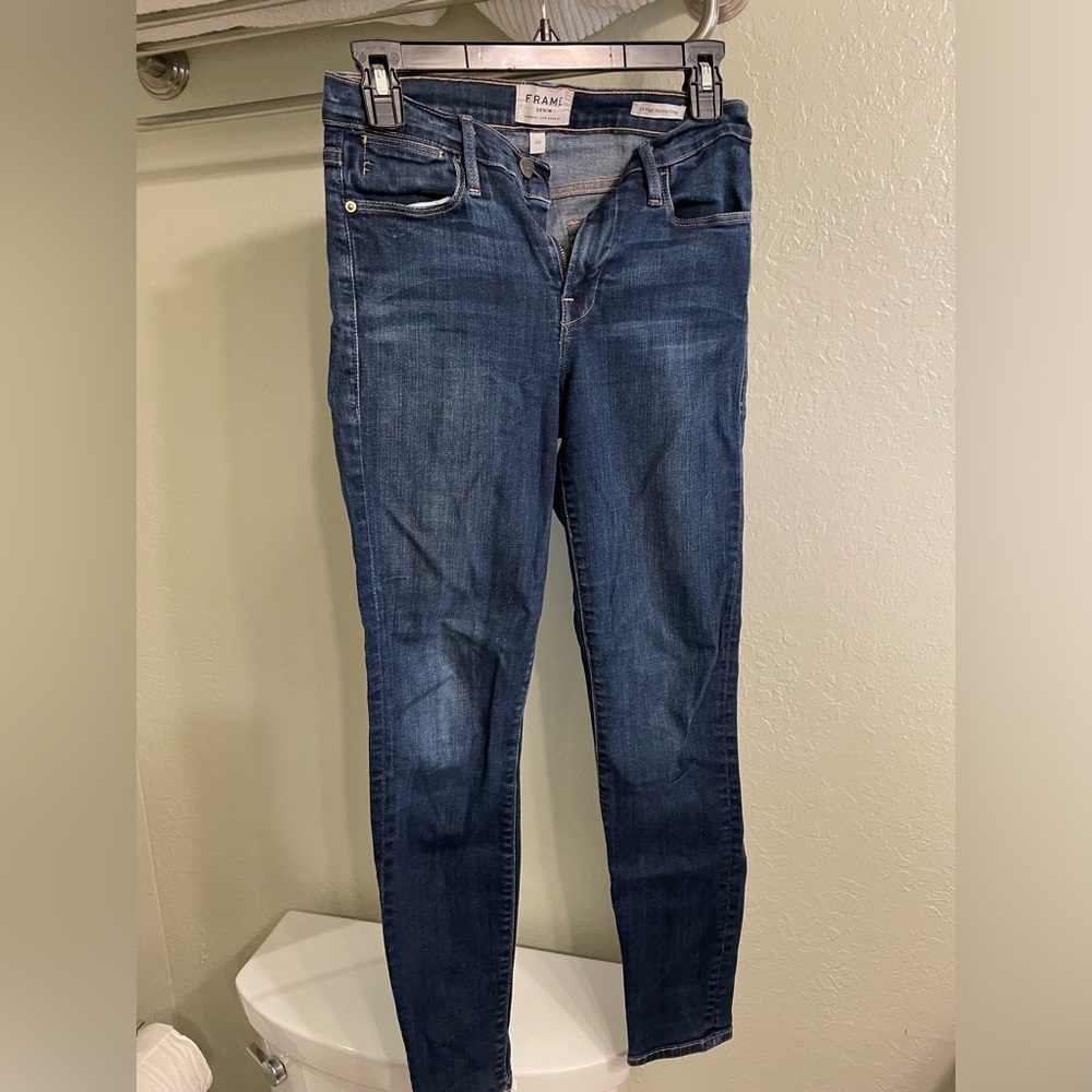 Frame Le High Skinny Crop jeans
